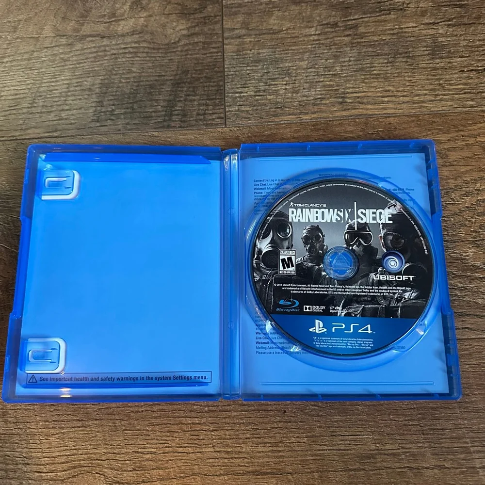 Ubisoft Tom Clancy's Rainbow Six Siege PS4 Video Game